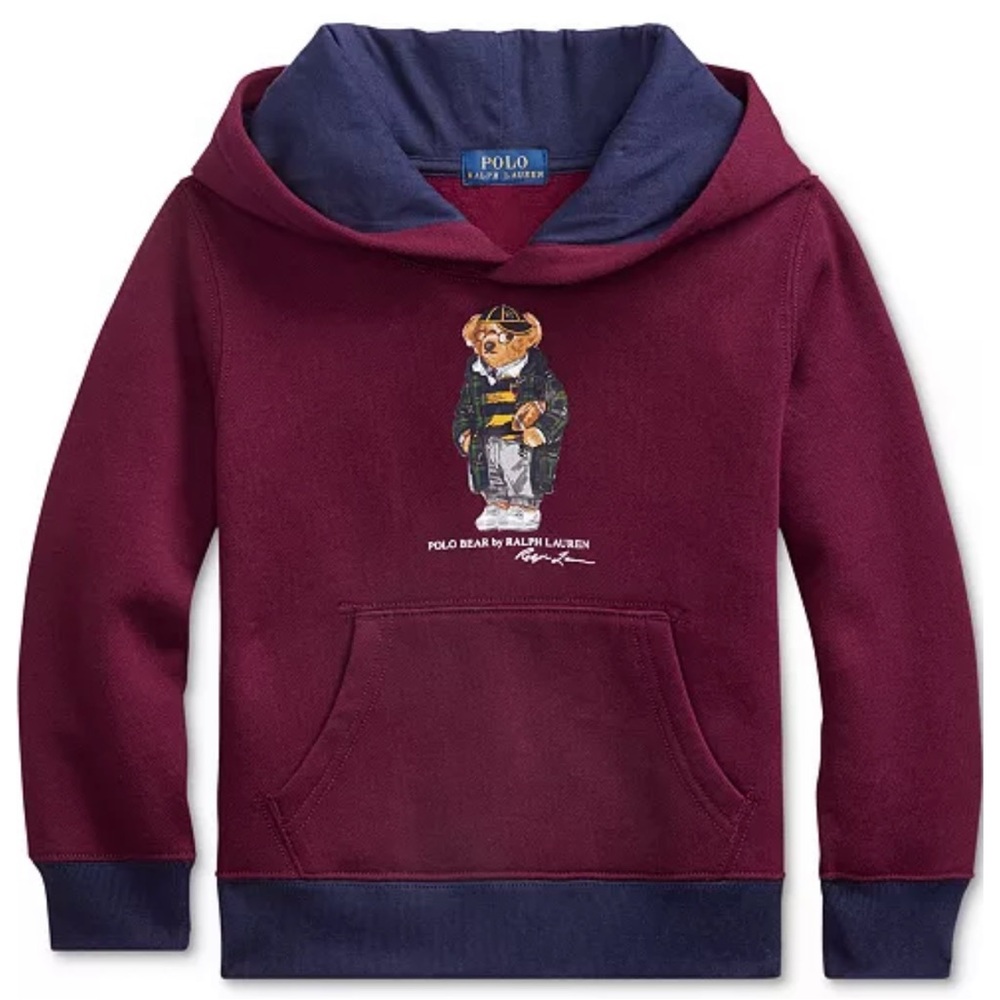 Polo Ralph Lauren Football Bear Hoodie D1